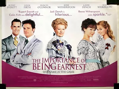 The Importance Of Being Earnest Film Movie Poster Colin Firth • £24