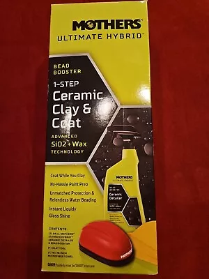 NEW Mothers 07260 Ultimate Hybrid 1 Step Ceramic Clay & Coat Cleaning Kit Si02 • $19