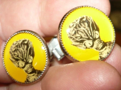 £3.73 • Buy Alien Cufflinks - Mars Attacks! Area 51 Star Trek: Martian UFO's/cuff Links
