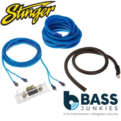 £69 • Buy Stinger Select SSK0 1500 WATTS 0 AWG Gauge Complete Car Amp Amplifier Wiring Kit