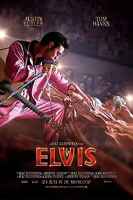 ELVIS - ELVIS PRESLEY A Austin Butler Movie Office Wall Print Poster Canvas • $19.94