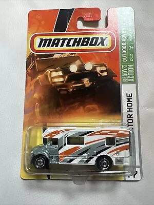 Matchbox 1/64 Diecast Outdoor Adventure #77 Silver MBX Motor Home E3 • $8.99