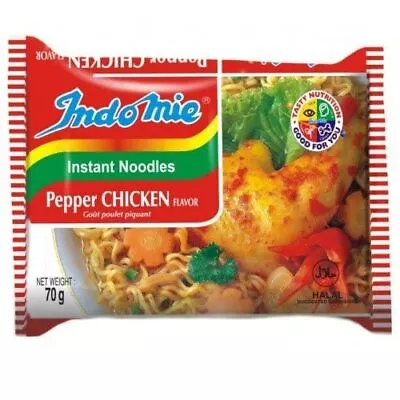 £8.99 • Buy Indomie Instant Pepper Chicken Noodles 70g (Pack Of 10)