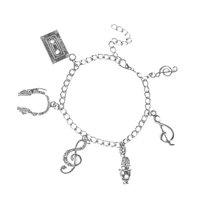 Happyyami Music Bracelet For Women - Treble Clef Note Vintage Hand Chain Gift • £8.25