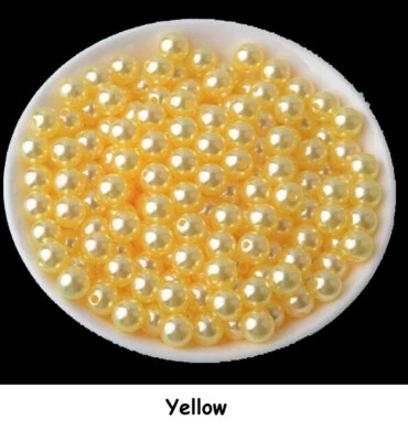 £2.19 • Buy PEARL BEADS -200 X 4mm 100 X 6mm Or 50 X 8mm Buy 3 Get 3 FREE Add 6  1463