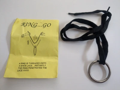 £1.99 • Buy RING-GO - Ring On Shoelace Magic Trick