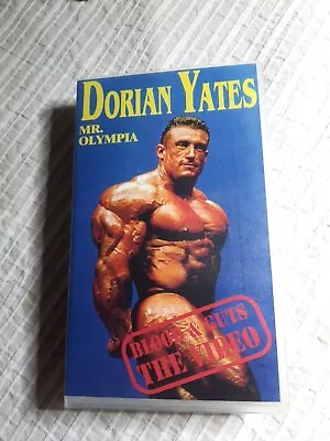 DORIAN YATES.MR OLYMPIA.Blood & Guts.The Video.VHS TAPE.Like New. AUS Edtn RARE • £46.49