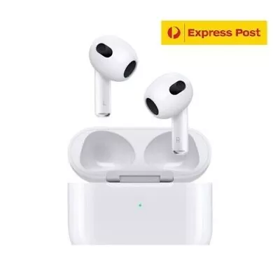 Apple AirPods 3rd Bluetooth Earbuds Charging Case Wireless Earphones - White • $117.99