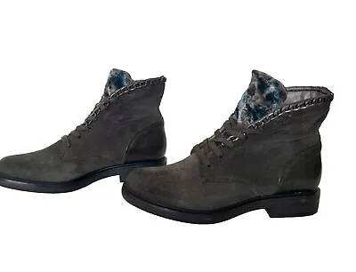 Miz Mooz New York Suede Leather Boots Women’s Size 41 US 10/10.5 • $62.99