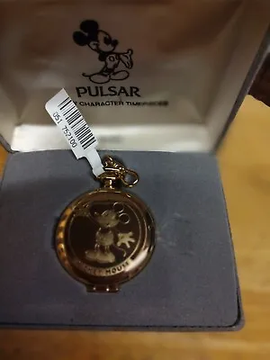 Pulsar Mickey Mouse Pocket Watch • $100