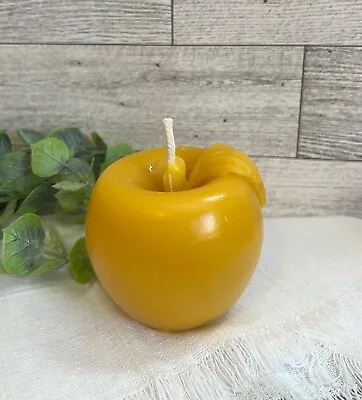 Pure Natural Pure Beeswax (bees Wax)  - Large Apple Votive Candle • $5