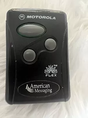 Vintage Beeper / Pager Motorola Flex Black Handheld Movie Prop UNTESTED • $24.90