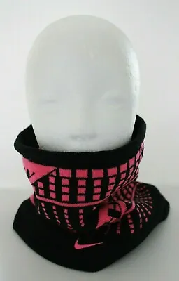 $24.95 • Buy Nike Knit Neck Face Neckwarmer Black/Pink Pow Unisex Adult