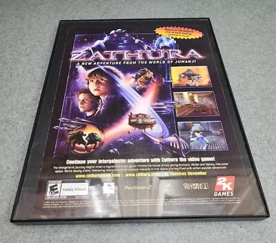 Zathura Based On The Film - 2005 Video Game Print Ad Framed 8.5x11  • $14.99