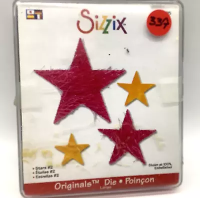 #337 Sizzix Stars #2 Die 654995 Provo Craft Ellison • $5