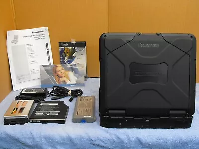 Black Panasonic Toughbook CF-31 500SSD 8gb GLOBAL GPS WIN 10 BACKLIT KEYS  LTE • $579