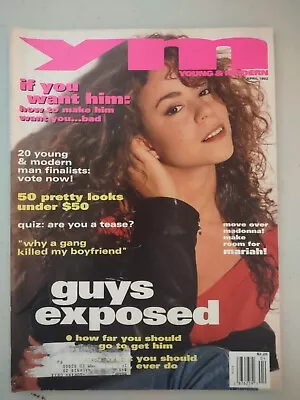 Young And Modern Magazine April 1992 Mariah Carey Cover YM Teen Pop Culture RARE • $23.49
