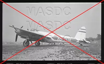 R76 ORIGINAL B&W 616 Aircraft Negative - DH Mosquito B Mk.35 XB-TOX Mexico 1950s • $8.99