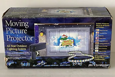 Mr. Christmas Moving Picture Projector 8 Movies Holidays 2001 Teated & Works • $62.95