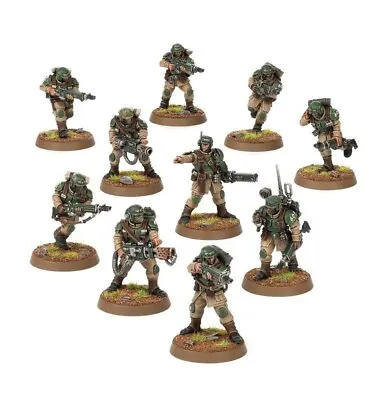 Warhammer 40k - Astra Militarum- Cadian Shock Troops - 10 Models - New On Sprue • £23