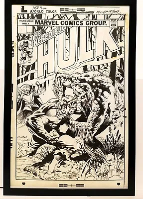 Incredible Hulk #197 By Bernie Wrightson 11x17 FRAMED Original Art Poster Marvel • $49.95