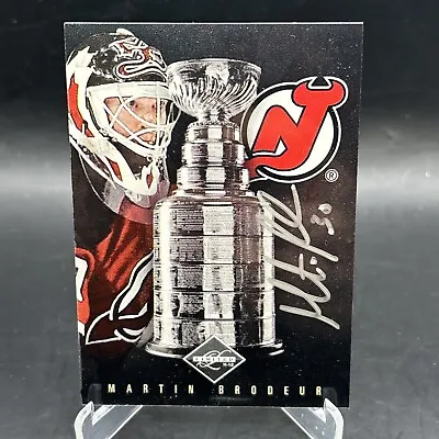 Martin Brodeur 2011 Limited Cup Winners Auto SP /25 On Card! Gorgeous! Devils • $225