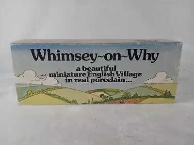 Wade Whimsy-On-Why • Porcelain English Village • Set 3 • In Box Collectible Set • $49.99