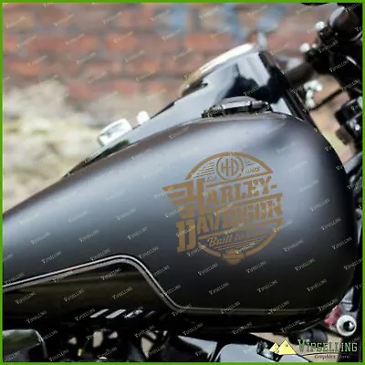 Harley Davidson FXLR FXEF VINTAGE Badge Shield Tank Premium  Decals Stickers Set • $56.82