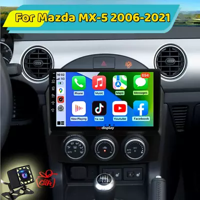 For Mazda Miata MX-5 MX5 Android 13 Car Stereo Radio Carplay GPS Navi FM DSP • $128.96