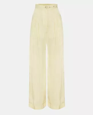 ALICE MCCALL Pale Yellow ‘Favour’ Pants Size 4  • $55