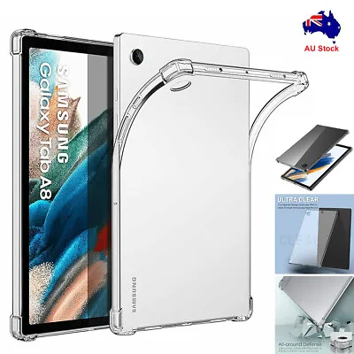$9.98 • Buy For Samsung Galaxy Tab A8 10.5  Tablet Case Clear Shockproof Heavy Bumper Cover