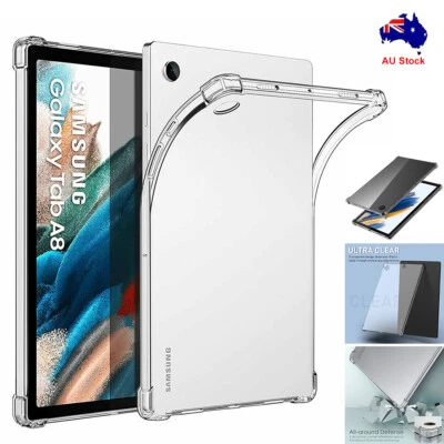 $9.98 • Buy For Samsung Galaxy Tab A8 10.5  Tablet Case Clear Shockproof Heavy Bumper Cover