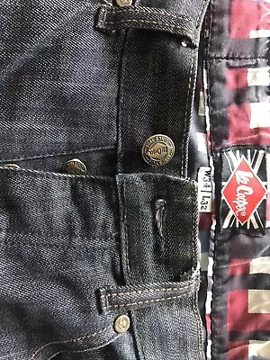 £5 • Buy Lee Cooper 34W 32L Button Fly Boot Cut Jeans