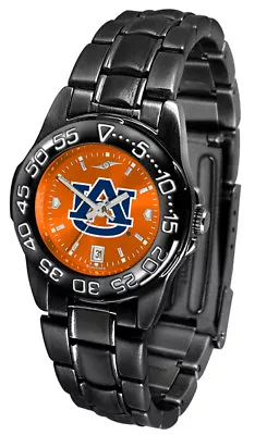 Auburn Tigers Women Ladies AnoChrome Fantom Black Sport Watch • $95