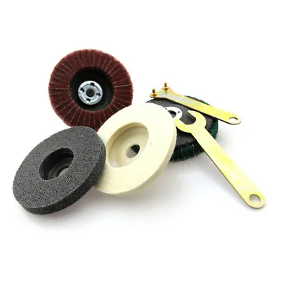 Aluminium Grinding Polishing Kit Fit For Drill Angle Grinder Bulgarian Flap Disc • $28.48