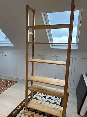 IKEA IVAR SHELVING UNIT- 2 Side Units And 6 Shelves H 226cm X D 30cm X W 89cm • £49.99