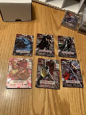 2012 Marvel Beginnings 3 PRIME MICROMOTION Etched Foil Complete 60 Card Set • $197.99