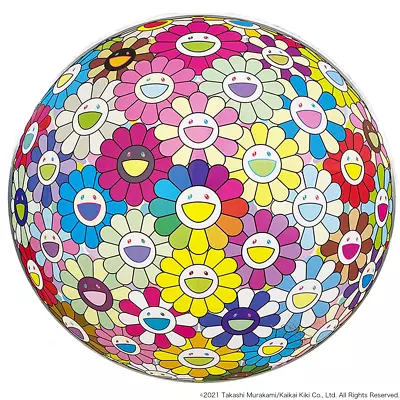 Takashi Murakami Burying My Face In The Field Of Flower Ed 300 Ball Multicolor • $2599