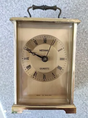 £9.99 • Buy Vintage METAMEC Mantel Carriage Clock - Working