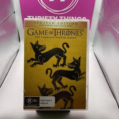 🇦🇺 Game Of Thrones 4 Fourth Series Season Four  DVD R4 Fantasy Drama • $9.89