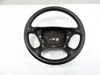 06 Mercedes R230 SL500 Steering Wheel Leather Black Oem 2304600503 • $109.99