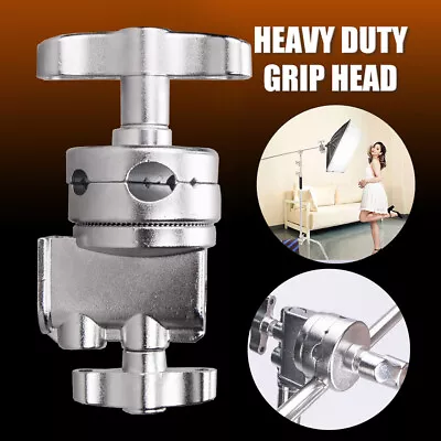 Grip Head C-Stand Boom Arm Mounting Adapter Heavy Duty Swivel Holder Stand UK • £23