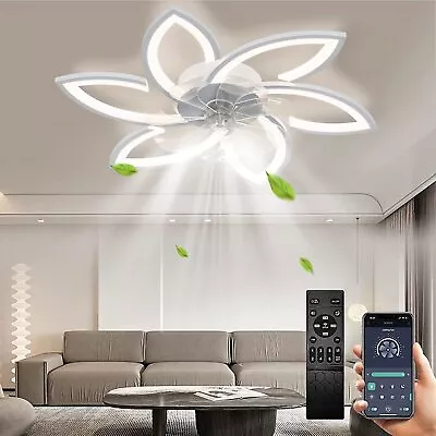 31  LED Luxury Ceiling Fan LightLight With Remote 7 BladesIndoor 6 Speed • $82.99