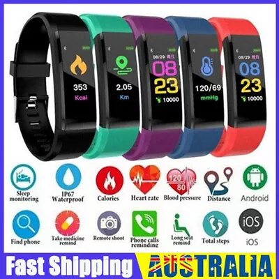 $13.20 • Buy Fitness Smart Watch Band Sport Activity Tracker Kids Adult Step Counters