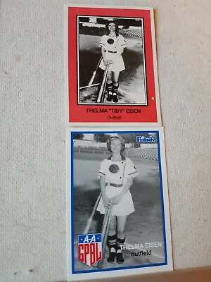 New Thelma Tiby Eisen 1940's Major League Women Baseball AAGPBL Cards • $2.75