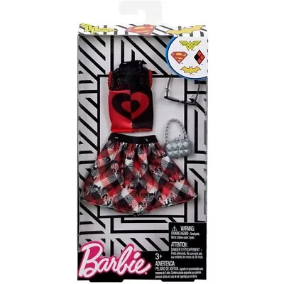 Barbie DC Comics Fashion Clothes Harley Quinn Collectable Slight Damaged Box • $13.59