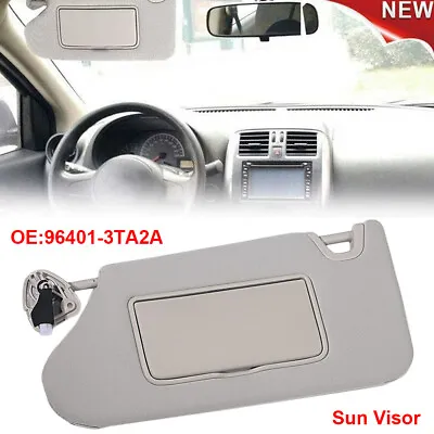 USA Driver Side Gray Sun Visor For Nissan Altima 2013 2014 2015 2016 96401-3TA2A • $21.62