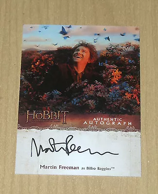 2015 Cryptozoic Hobbit Desolation Smaug Autograph Martin Freeman Bilbo Baggins • $250