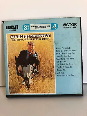 Henry Mancini  Mancini Country  Reel To Reel ~ 4 Track ~ 3 3/4 Ips • $2.99