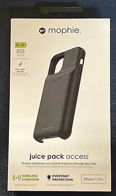 Mophie Juice Pack Access 2000mAh Qi Battery Case For IPhone 11 Pro - Black • $19.99